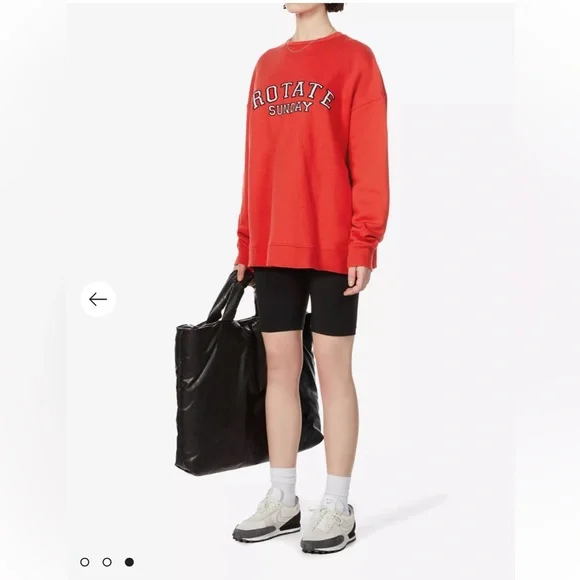 ❤️ ROTATE SUNDAY
Iris logo-embroidered organic cotton-jersey sweatshirt like NEW - Picture 5 of 17